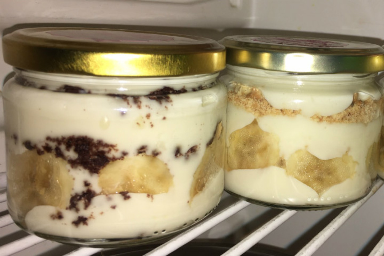Kavanozda: Muzlu Banoffee Pie