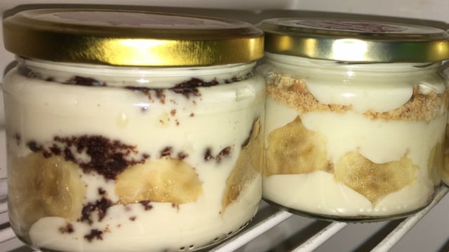 Kavanozda: Muzlu Banoffee Pie