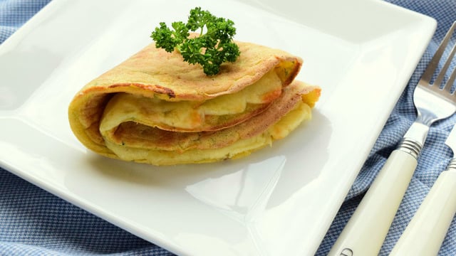 Lezzeti Harcında Saklı: Sebzeli Kaşarlı Krep