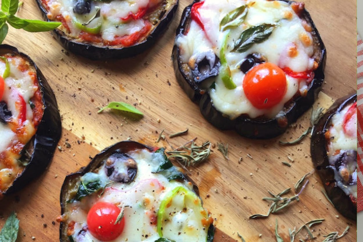 Hemencecik Hazır: Fesleğenli Patlıcan Pizza