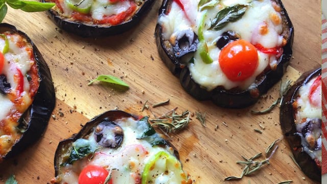 Hemencecik Hazır: Fesleğenli Patlıcan Pizza
