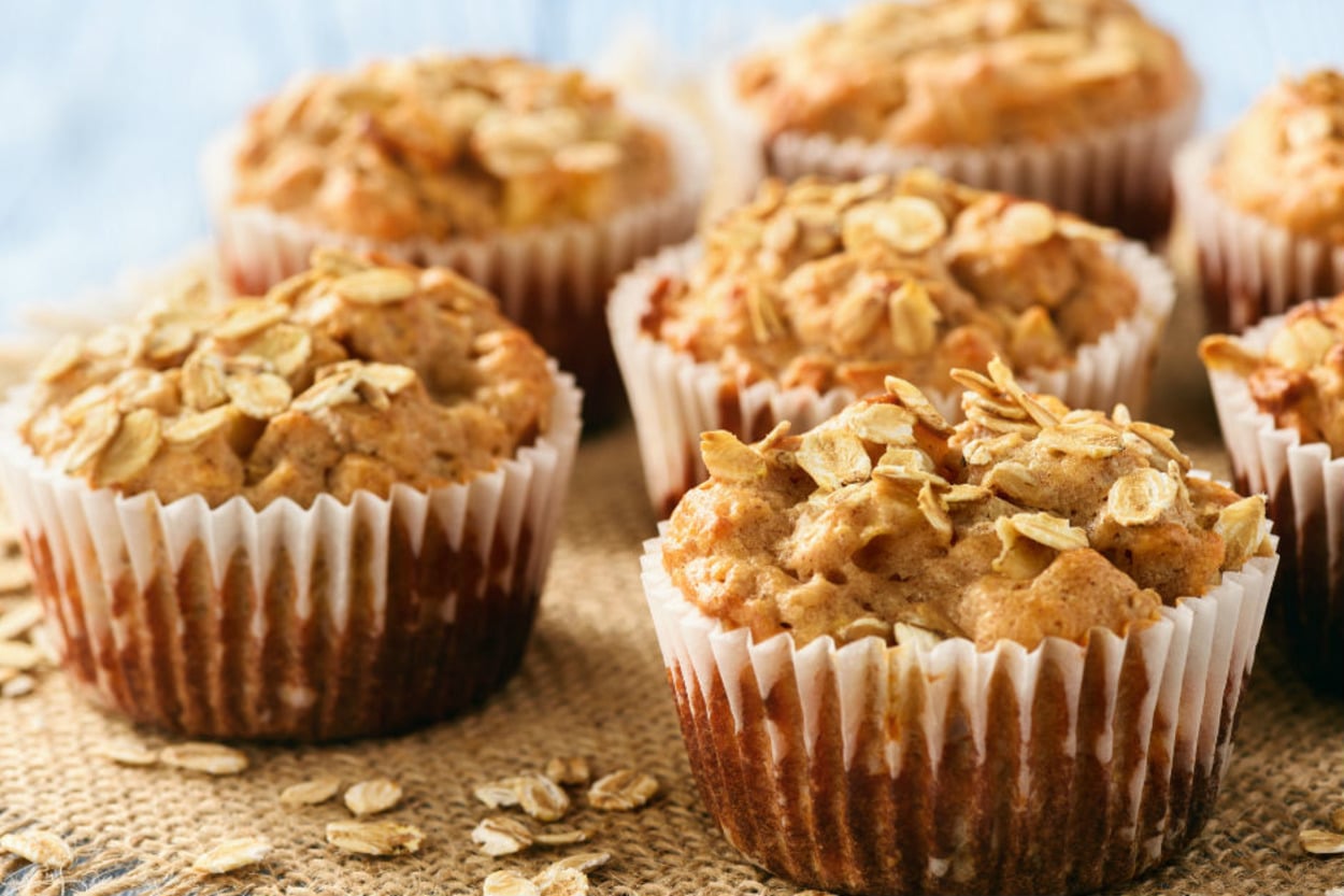 Şekeri Meyvelerden: Kahvaltılık Muzlu Muffin