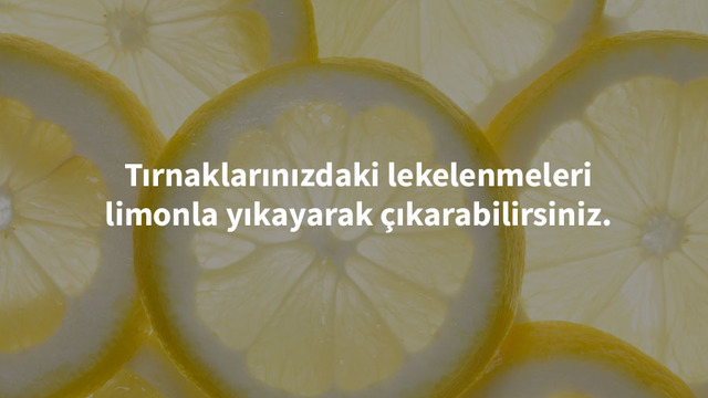 Limon Hakkında Şimdiye Kadar Bilmediğiniz 11 Pratik Bilgi