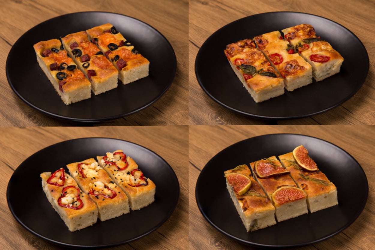 Hem de Aynı Tepside: Dört Çeşit Focaccia