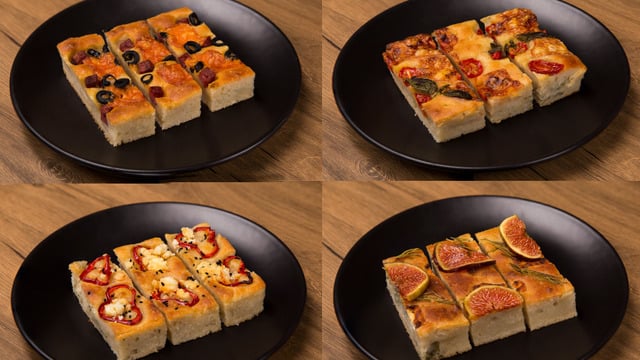Hem de Aynı Tepside: Dört Çeşit Focaccia