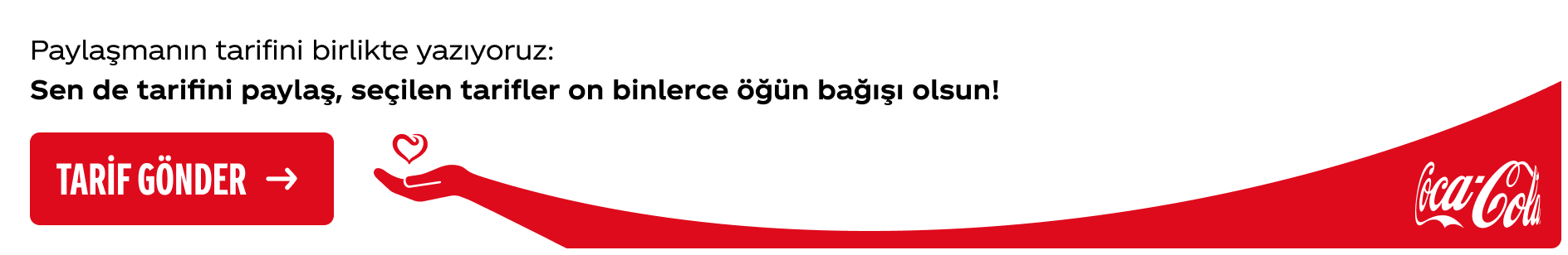 TARİF GÖNDER - Paylaşmanın tarifini birlikte yazıyoruz